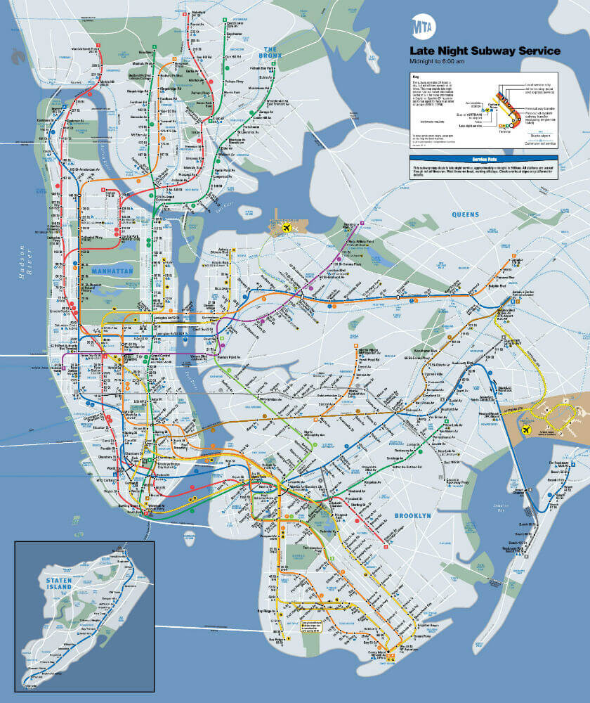 Plan Métro New York Pdf à Imprimer Interactif Carte