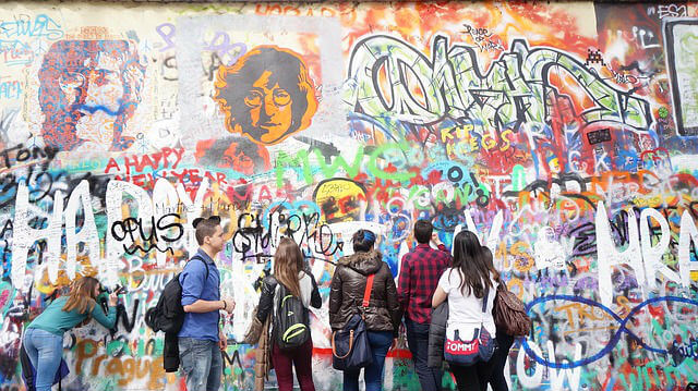 Mur John Lennon Prague